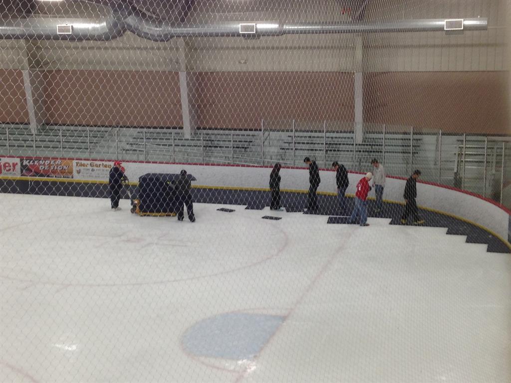 Civic Arena Dry Floor Installation
